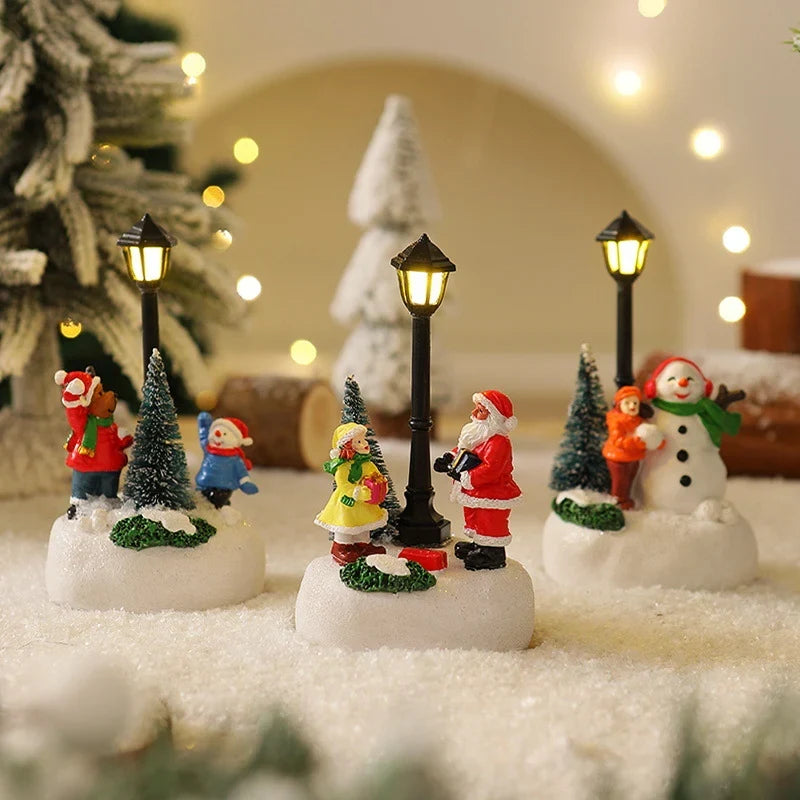 Illuminated Christmas Figure Integrated Warm LED Glow