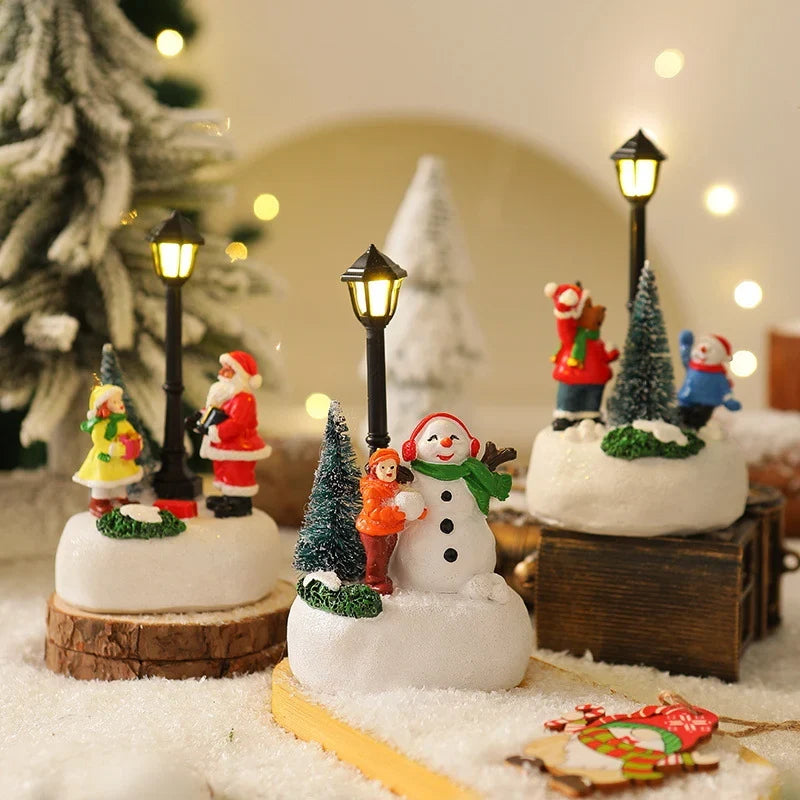 Illuminated Christmas Figure Integrated Warm LED Glow