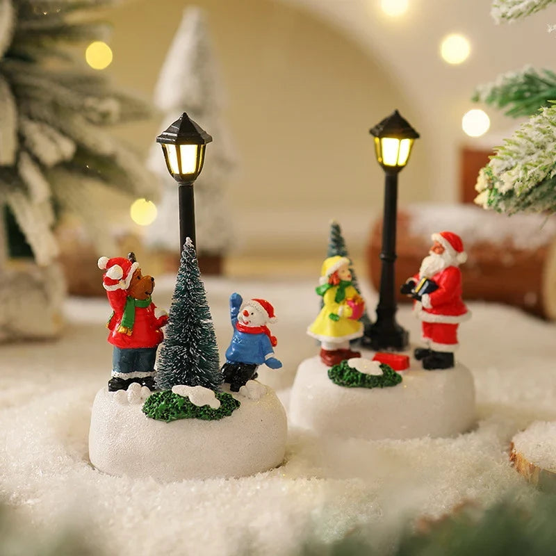 Illuminated Christmas Figure Integrated Warm LED Glow