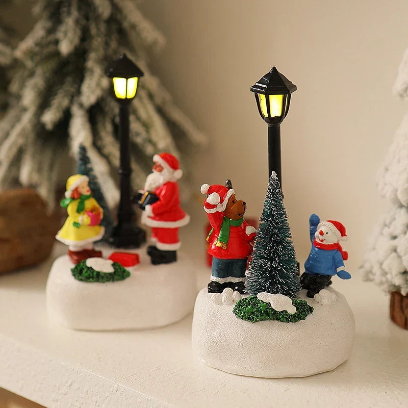 Illuminated Christmas Figure Integrated Warm LED Glow
