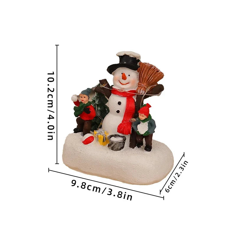 Illuminated Christmas Figure Integrated Warm LED Glow