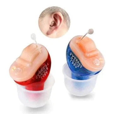 In-Ear Sound Amplifiers Speech Enhancement Rechargeable Case 12–16 Hour Battery Life