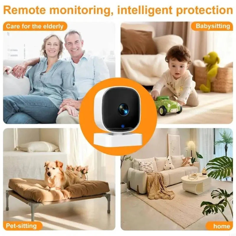 Indoor Security Camera WiFi Night Vision & Two-Way Audio