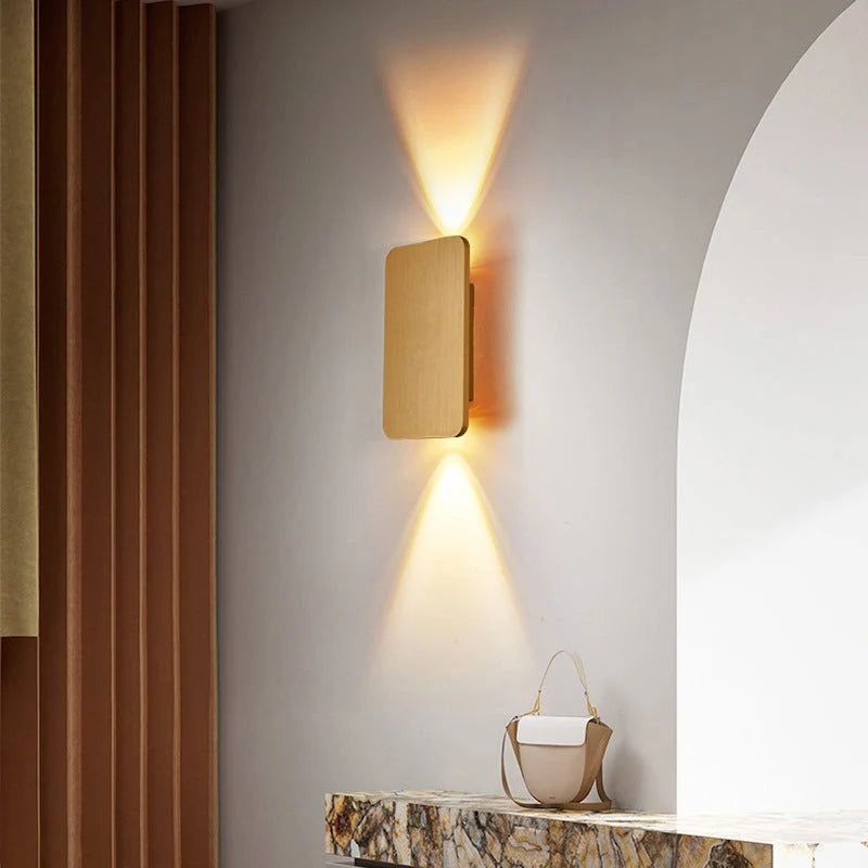 Indoor Wall Light Metal Built-In Warm LED