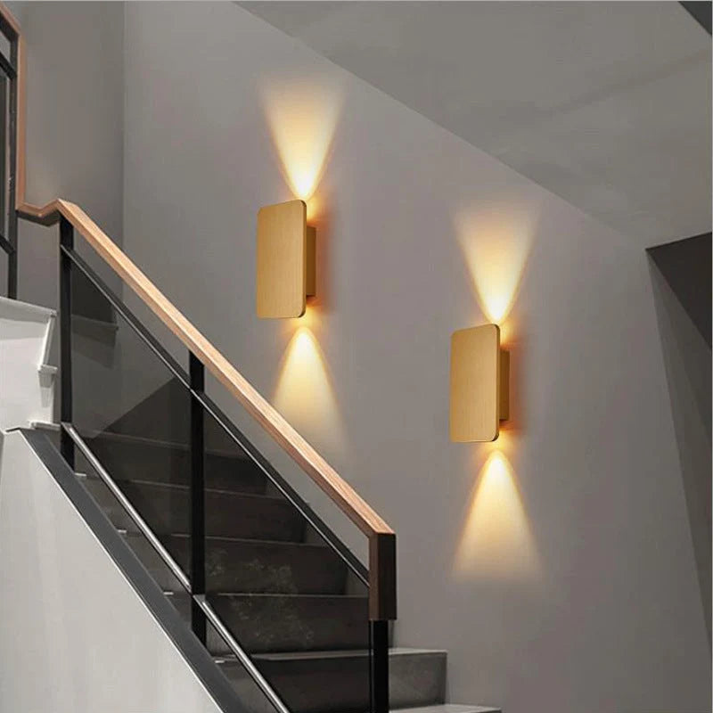 Indoor Wall Light Metal Built-In Warm LED