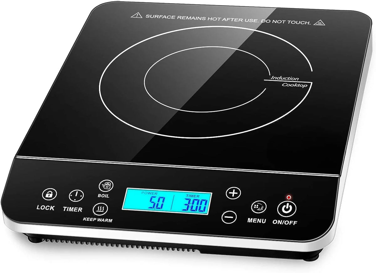 Induction Cooktop 1800W Touch LCD Auto-Pan Detection