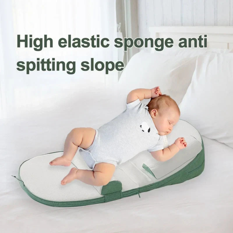 Infant Wedge Pillow Contoured Memory Foam Removable Waterproof Cover