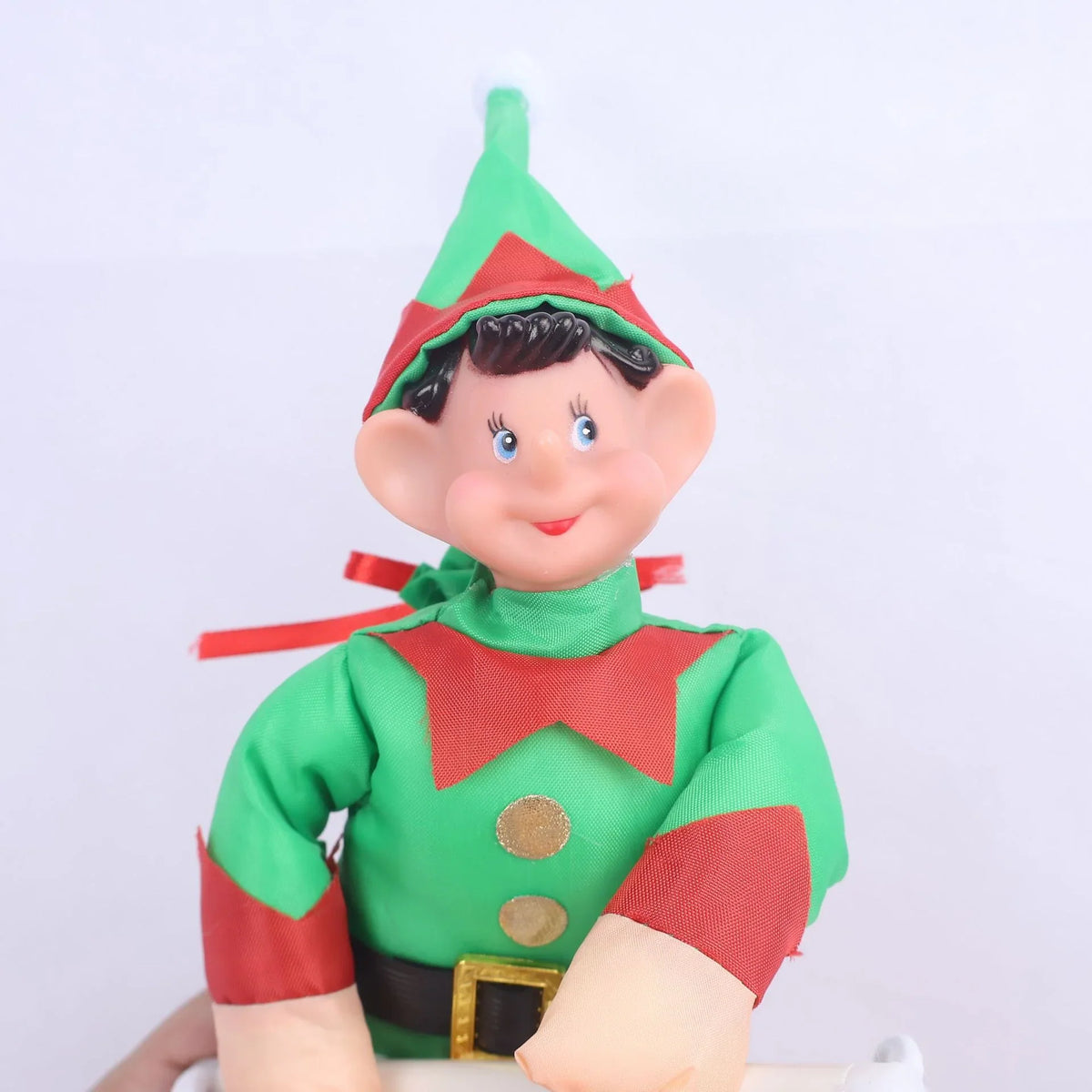 Inflatable Christmas Decoration Three Santa Ladder Indoor & Outdoor