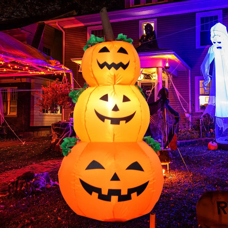 Inflatable Halloween Decoration LED-Lit Quick Inflate Weatherproof