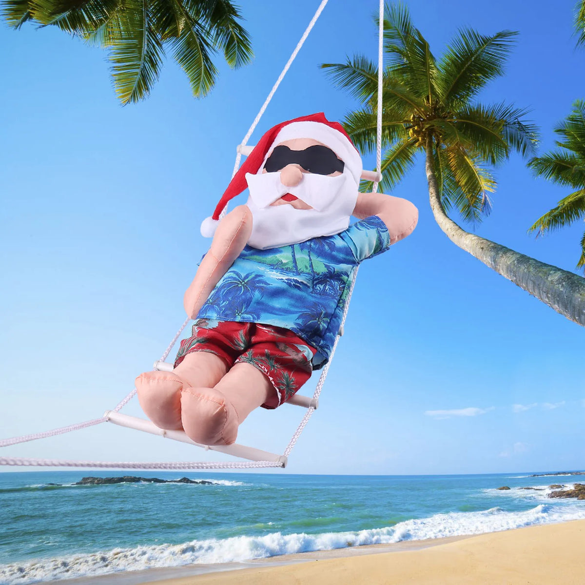 Inflatable Santa Decoration Quick-Inflate Weather-Resistant
