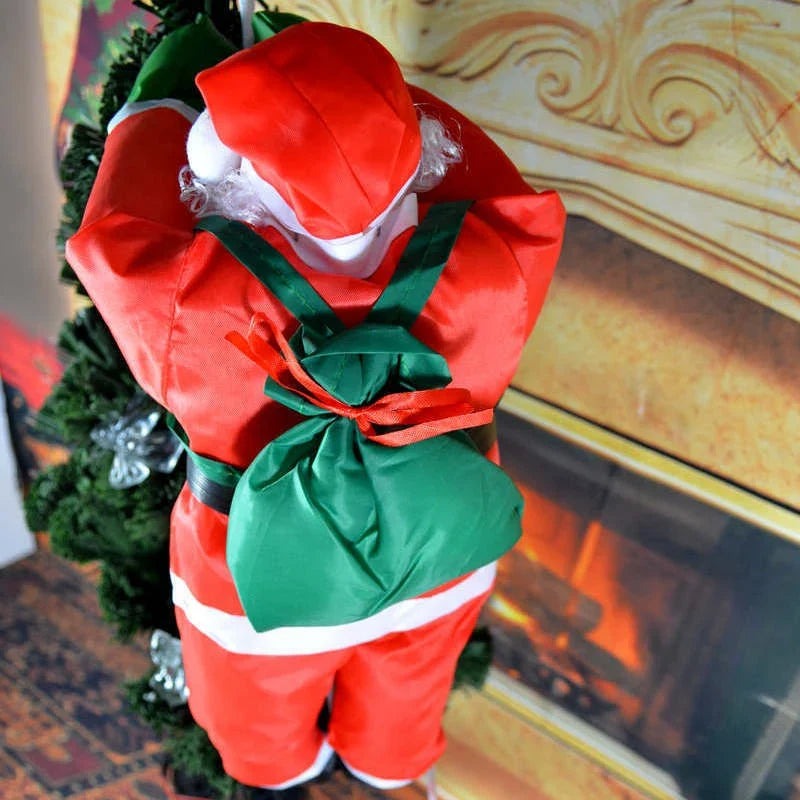 Inflatable Santa Decoration Weather-Resistant With Blower & Rope
