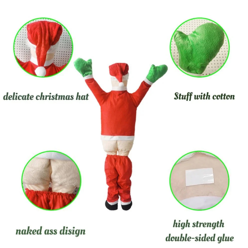 Inflatable Santa Outdoor Weather-Resistant Movable Arms