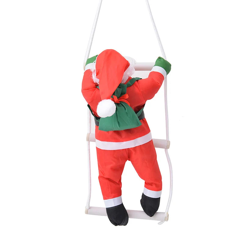 Inflatable Santa Weather-Resistant Built-In Blower & Climbing Rope