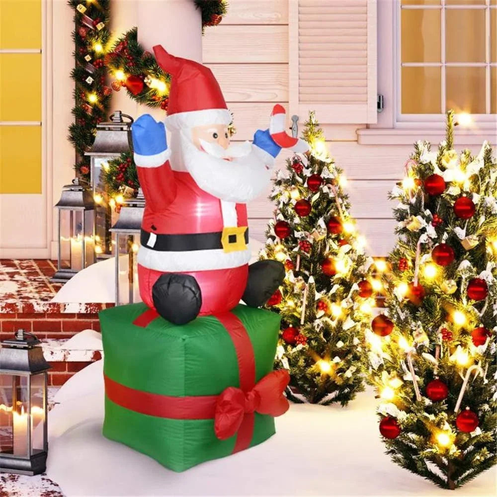Inflatable Santa Weather-Resistant Built-In Blower & LED
