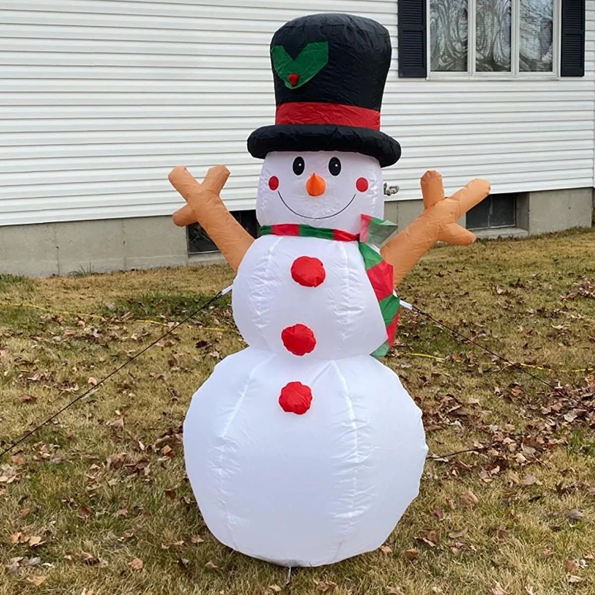 Inflatable Snowman Quick-Inflate Weatherproof Indoor & Outdoor