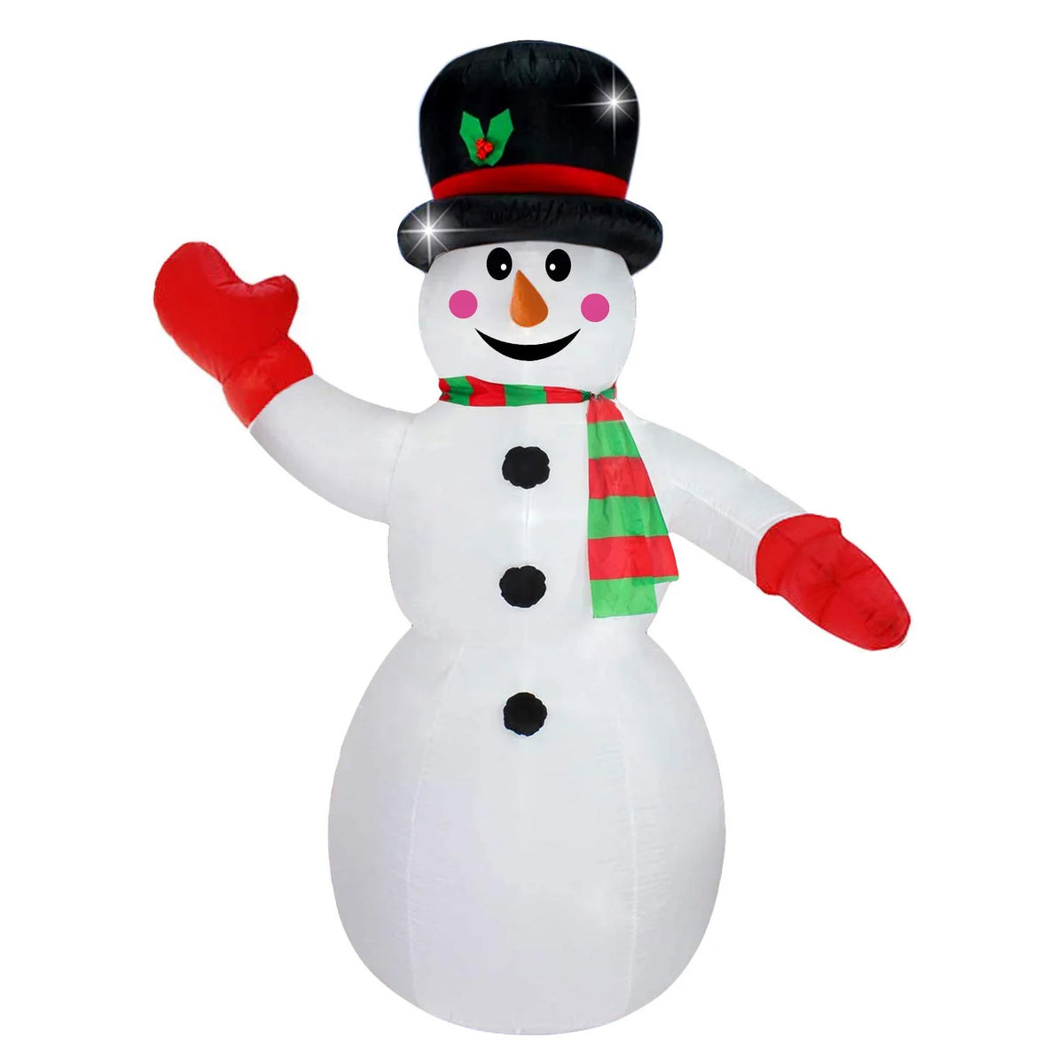 Inflatable Snowman Quick-Setup Weather-Resistant