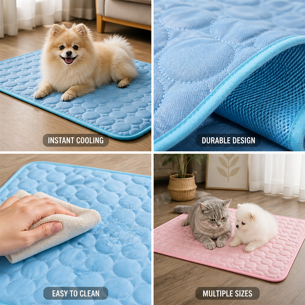 Instant Cooling Durable & Easy-Clean Pet Cooling Mat (Multiple Sizes)