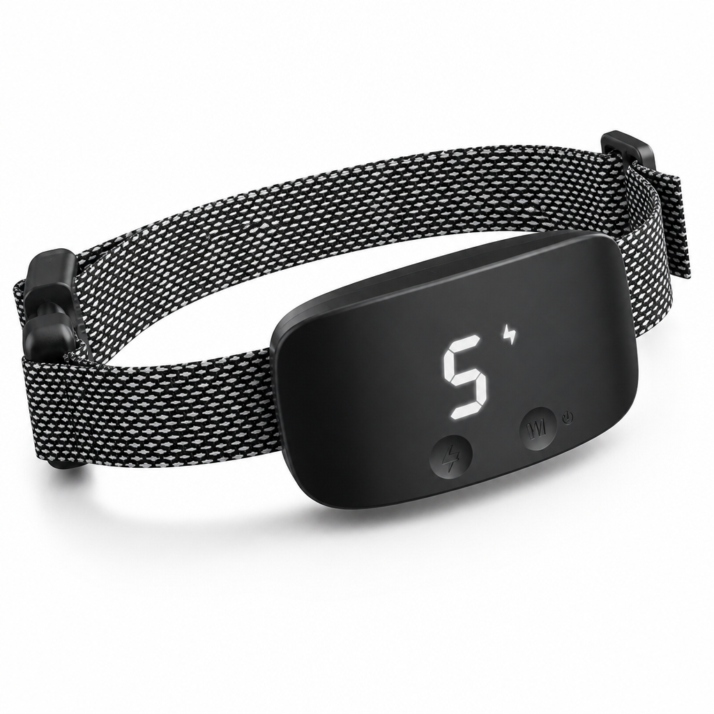 Intelligent Rechargeable Waterproof No-Bark Dog Collar