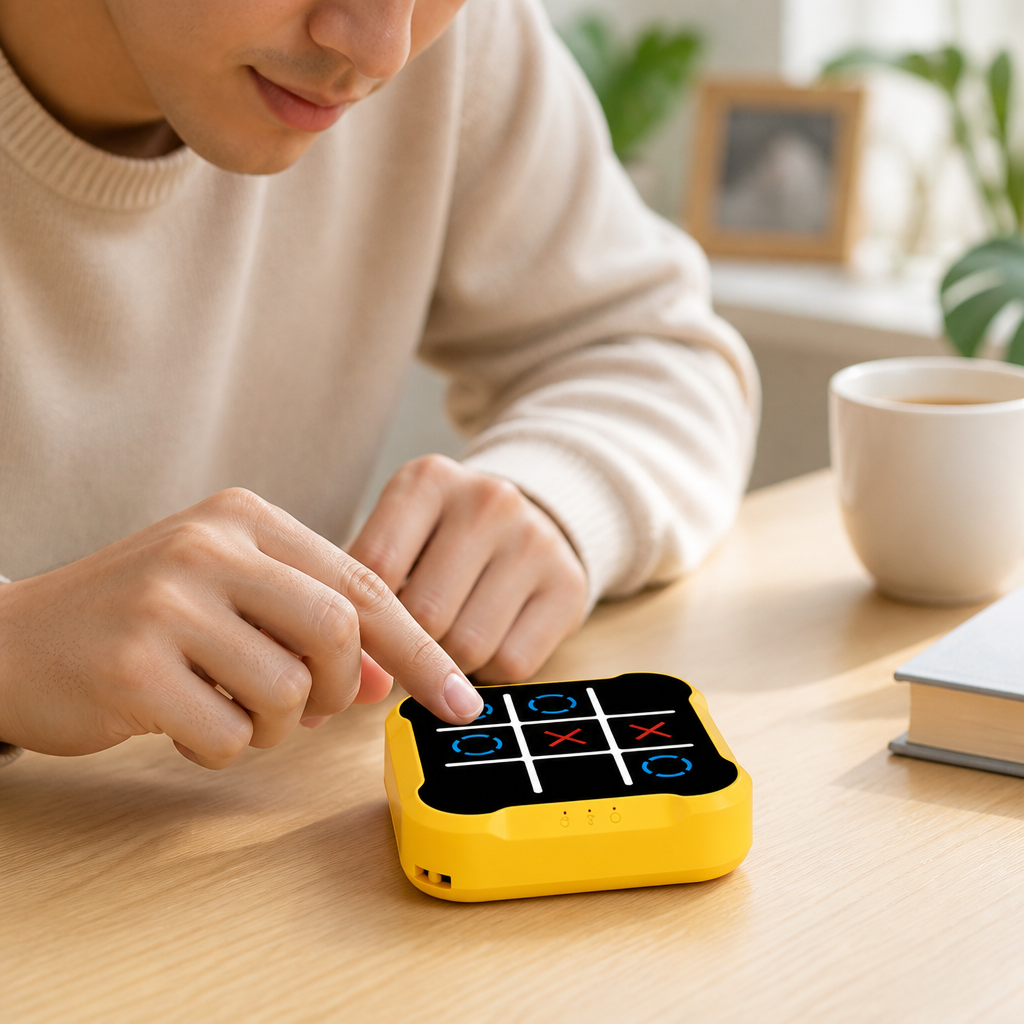 Interactive Electronic Portable Tic-Tac-Toe Game