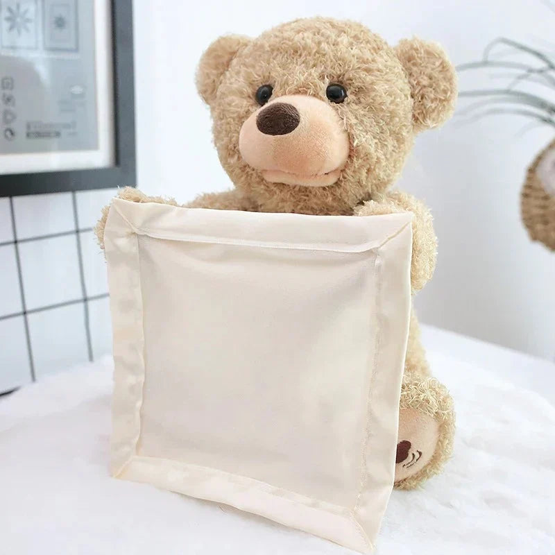 Interactive Plush Bear Voice-Activated & Gentle Movement