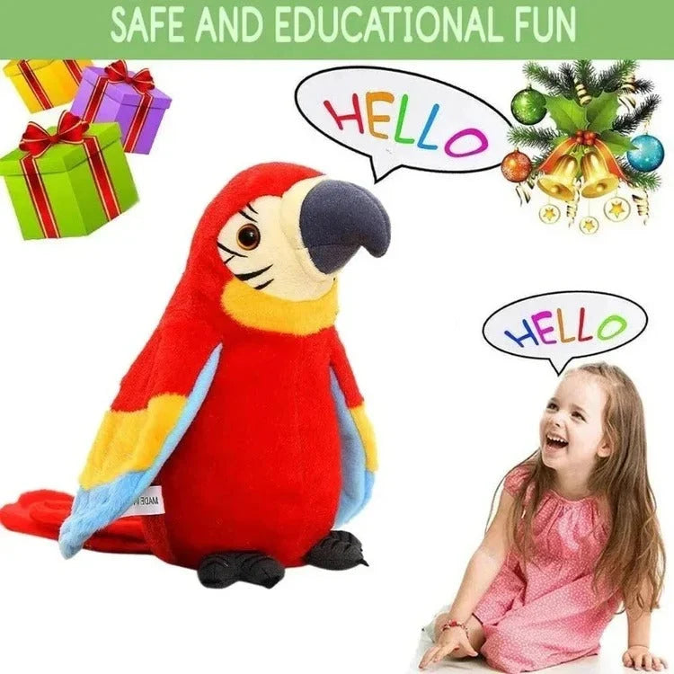 Interactive Plush Parrot Counting & Music