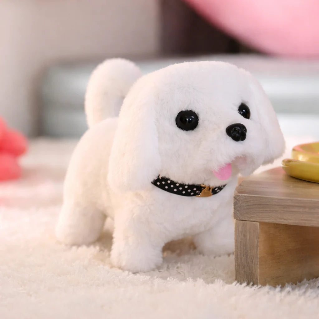 Interactive Puppy Toy Sound & Touch Activated Plush Walking Dog