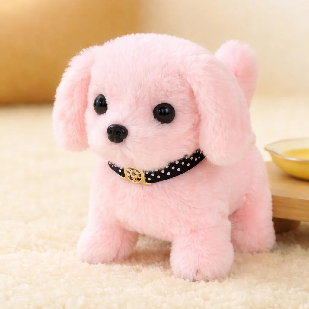 Interactive Puppy Toy Sound & Touch Activated Plush Walking Dog