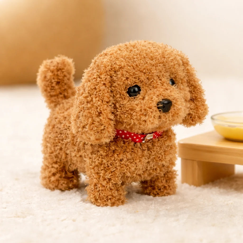 Interactive Puppy Toy Sound & Touch Activated Plush Walking Dog