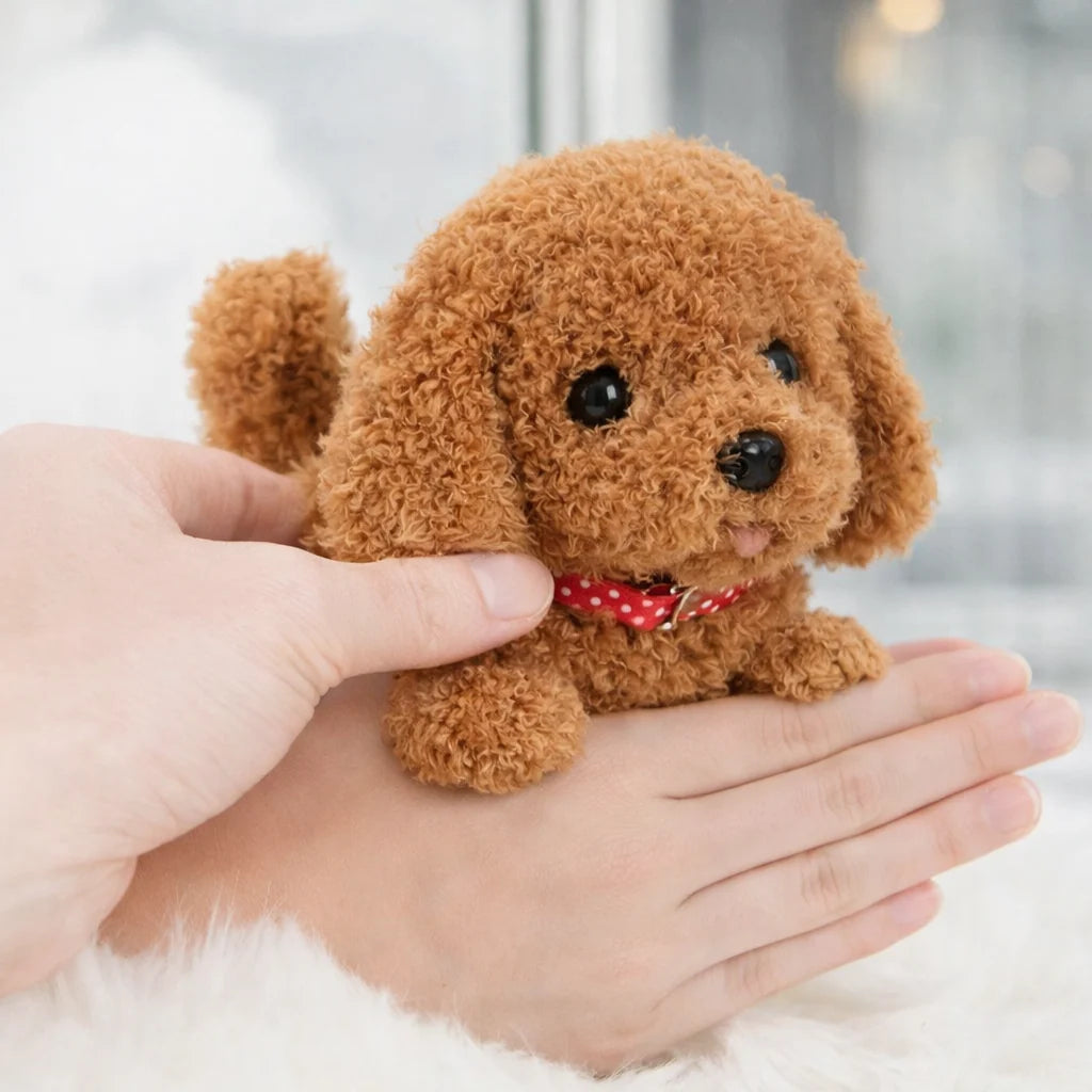 Interactive Puppy Toy Sound & Touch Activated Plush Walking Dog