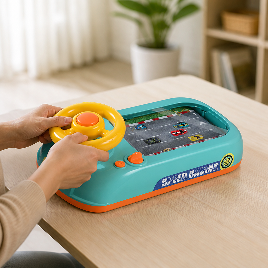 Interactive Sound Toddler Steering Wheel (Suction Base)