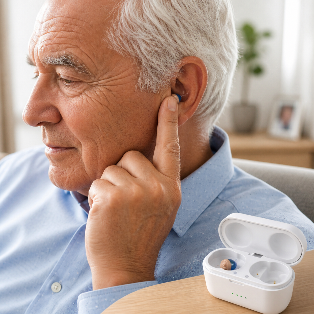 Invisible Rechargeable Hearing Aids (Up to 3 Days)
