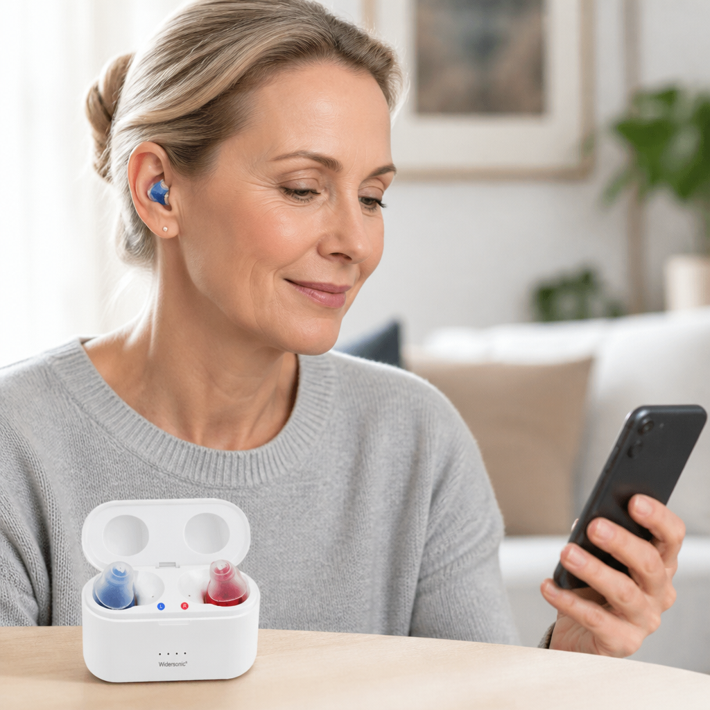 Invisible Rechargeable Noise-Cancelling Hearing Aids