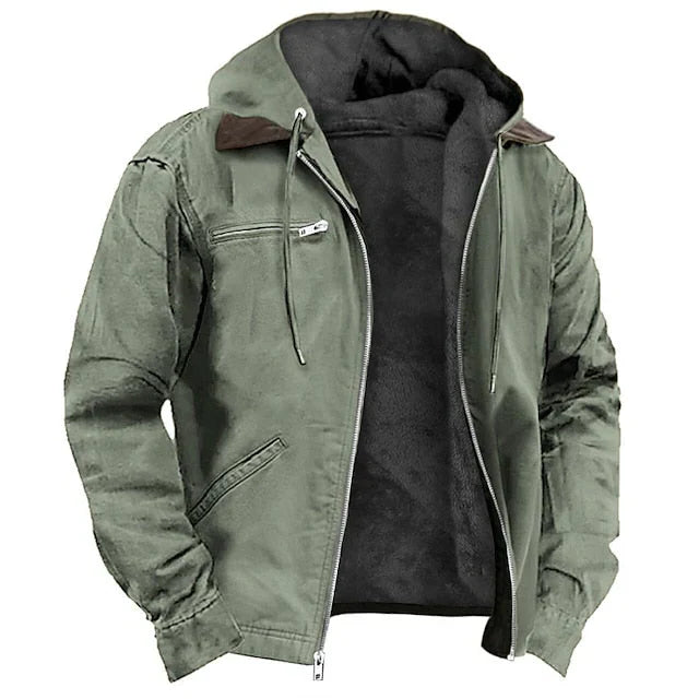 Jacket Tailored Fit Insulated Lining Wind-Resistant