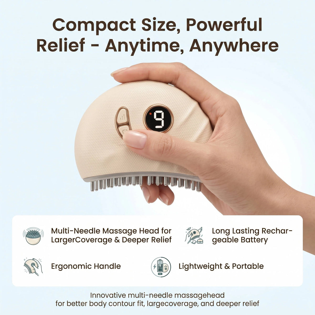 Jaw & Neck Massager Heated Multi-Point Rechargeable