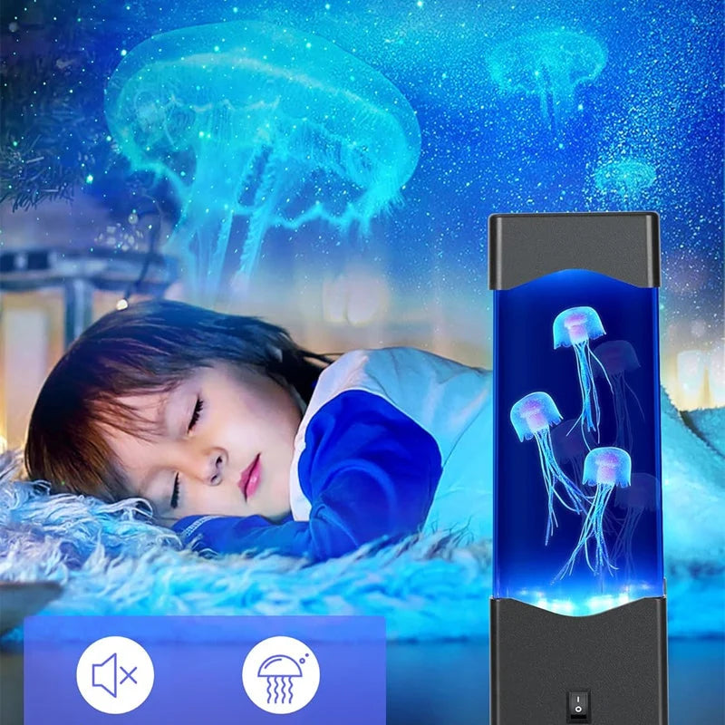 Jellyfish Lamp RGB Color-Changing USB Powered