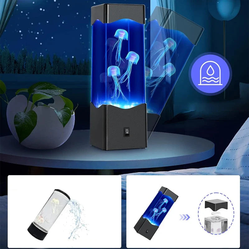 Jellyfish Lamp RGB Color-Changing USB Powered