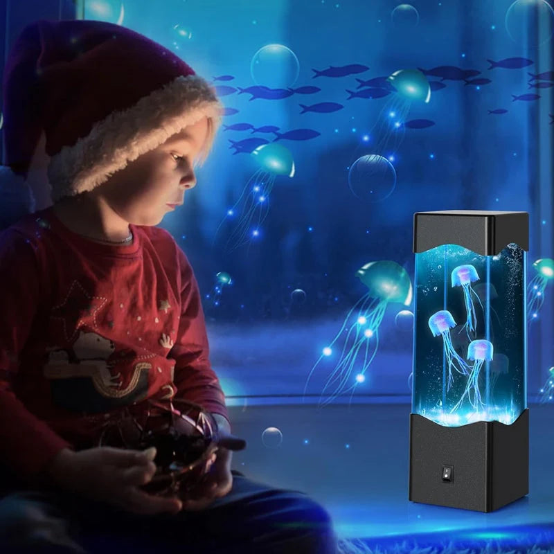 Jellyfish Lamp RGB Color-Changing USB Powered