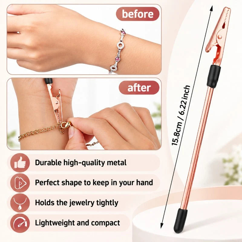 Jewelry Fastener Tool One-Hand Clasp Aid Set of 3
