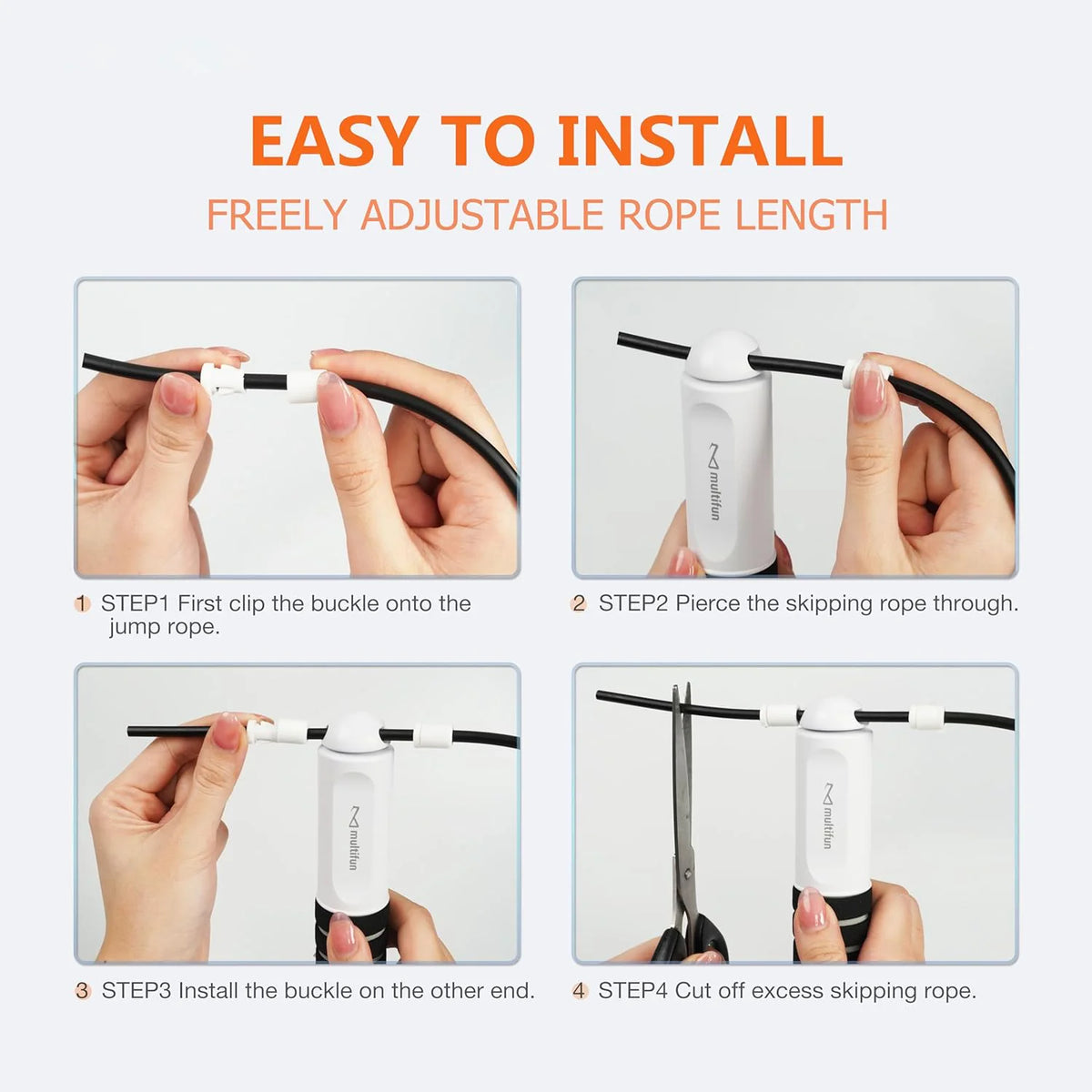 Jump Rope LED Display Calorie Counter
