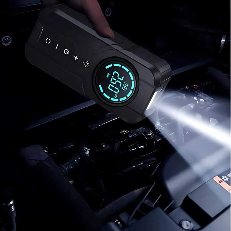 Jump Starter 4-in-1 Tire Inflator Digital Display