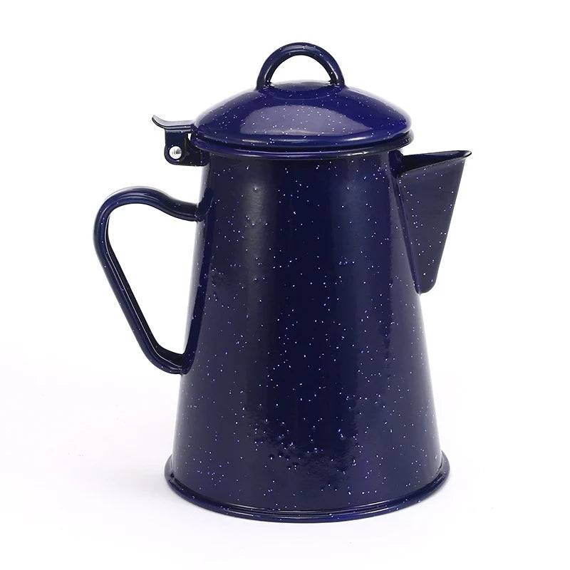 Kettle Enamel Stovetop Compatible Ergonomic Handle