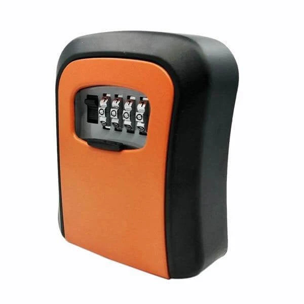 Key Lock Box 4-Digit Combination Weather-Resistant Wall-Mounted