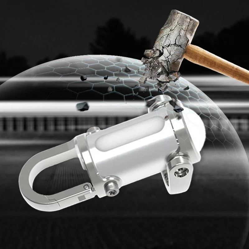 Keychain Flashlight 1200 Lumens Dual Light Power Bank Splash-Resistant