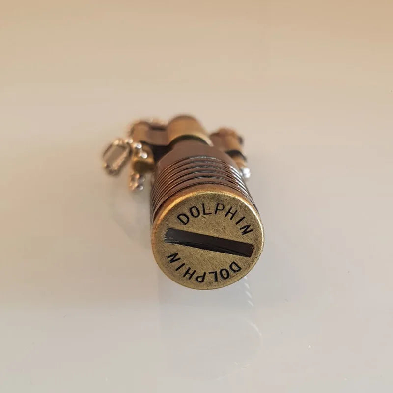 Keychain Lighter Compact Metal Retro Design
