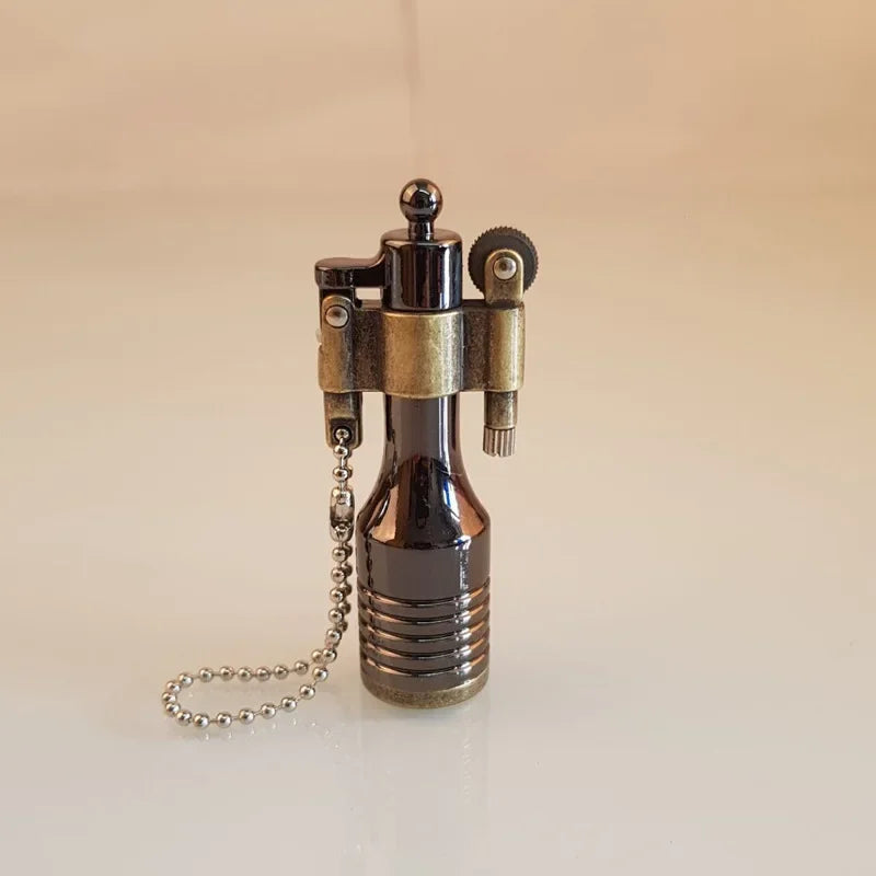 Keychain Lighter Compact Metal Retro Design