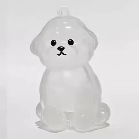 Keychain Pet Fur Keepsake Clear Capsule