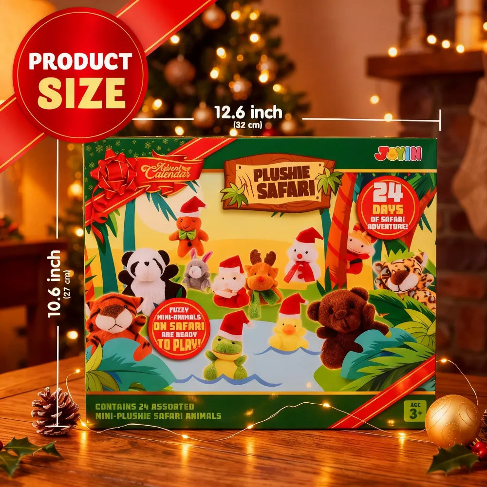 Kids Advent Calendar 24 Mini Plush Animals