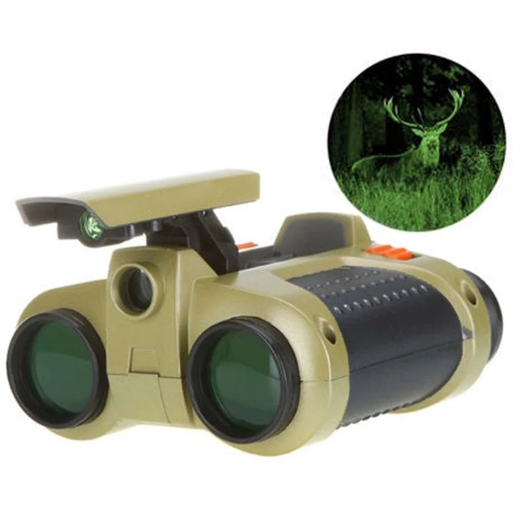 Kids Binoculars Lightweight Day & Night Viewing Impact-Resistant Plastic