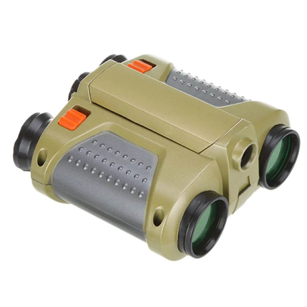 Kids Binoculars Night Vision Popup Light 4x Magnification