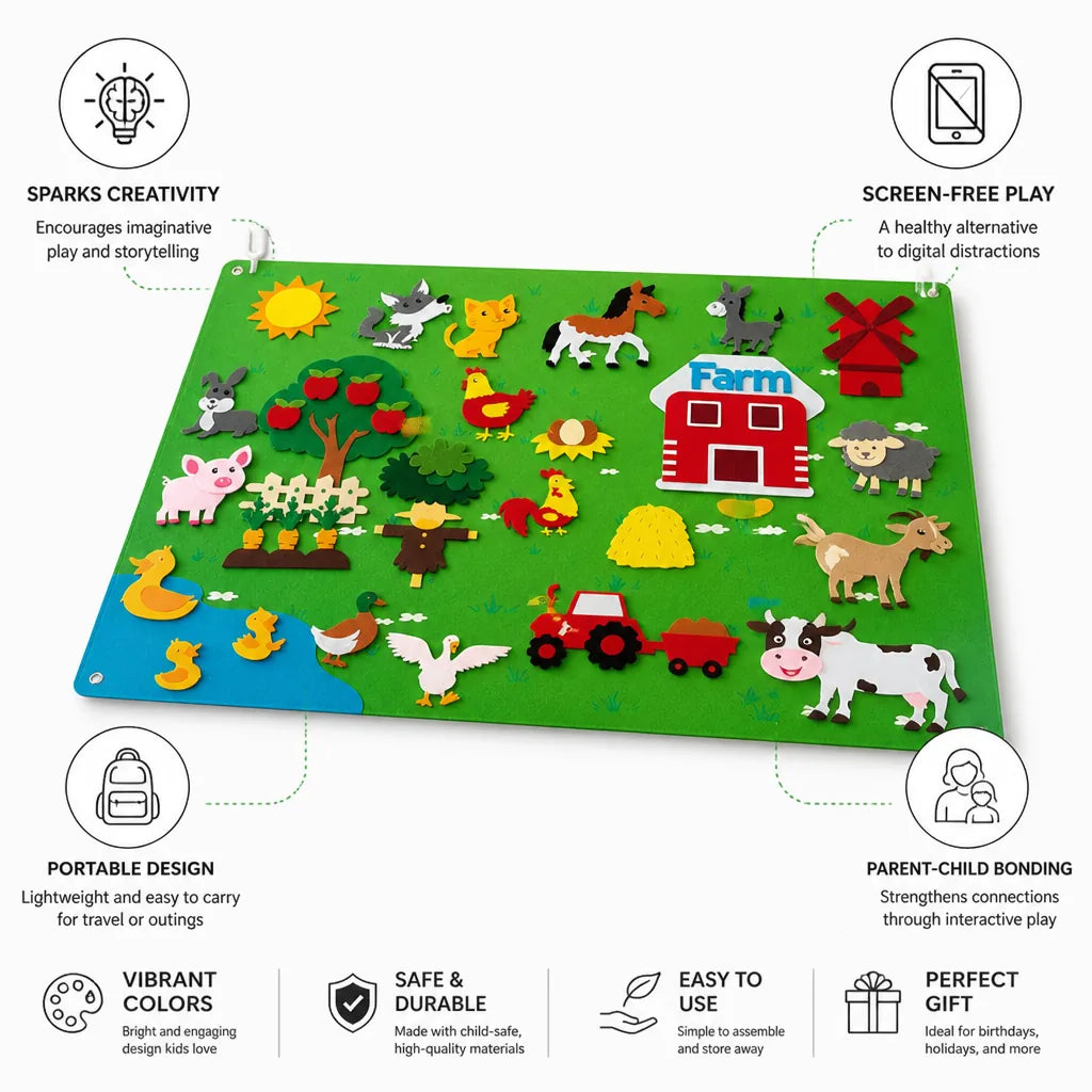 Kids Game Board Portable & Interactive Screen-Free
